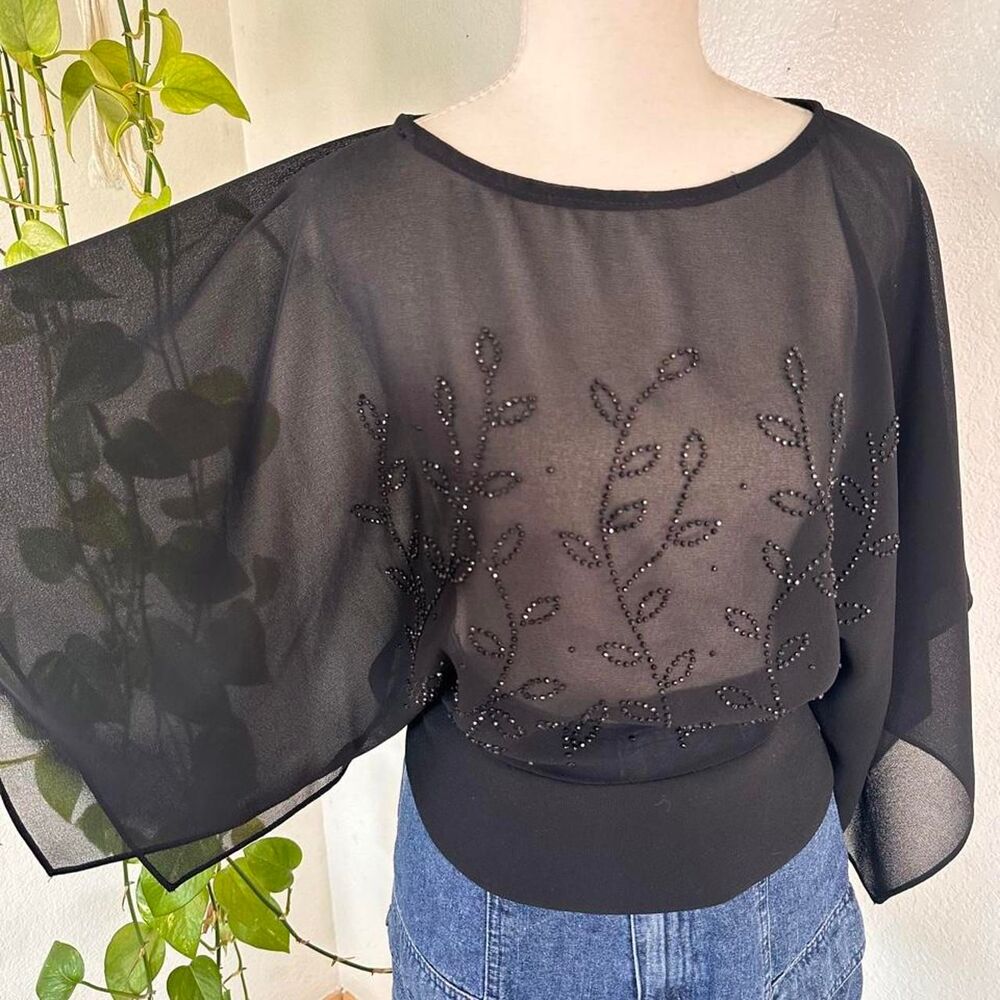 Metaphor Women's Black Blouse
